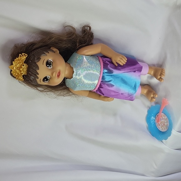 Princess Ellie Grows Up Baby Alive Works Has spoon plate tiara - Picture 6 of 9